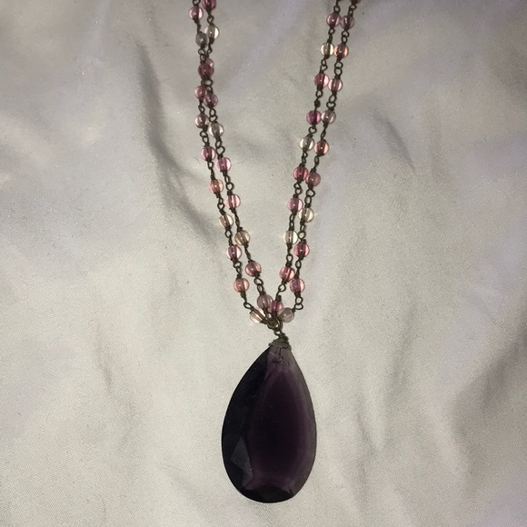 Multi strand beaded necklace - Picture 3 of 7